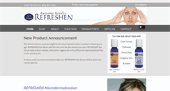 Desktop Screenshot of microdermabrasioncreams.com